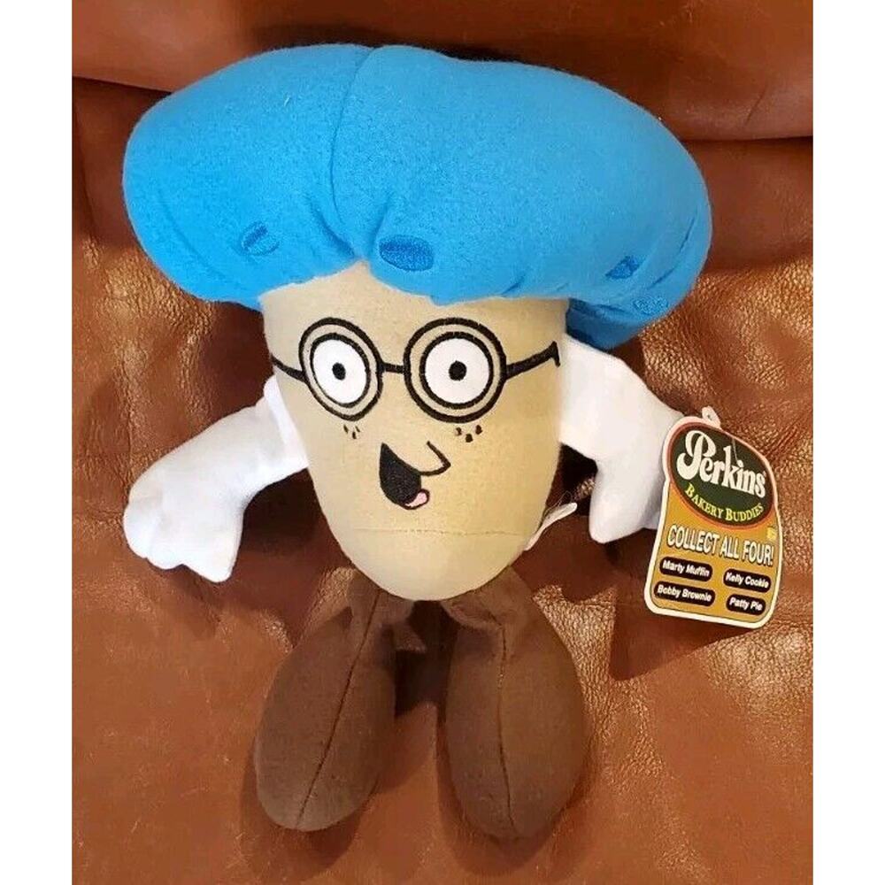 Perkins Bakery Buddies Marty Muffin 11 Inch Stuffed Animal Plush Toy RARE HTF